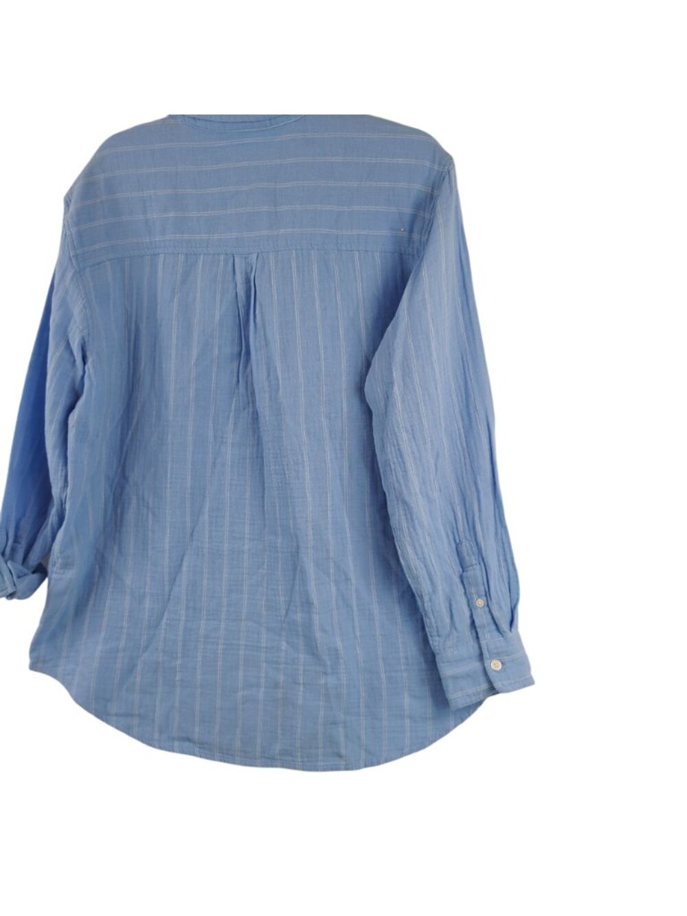 Little Moon - Aritzia Blue Long Sleeve Button Up - Picture 6 of 10